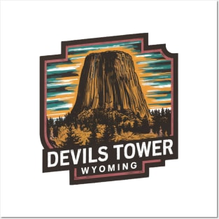 Devils Tower National Monument Wyoming Posters and Art